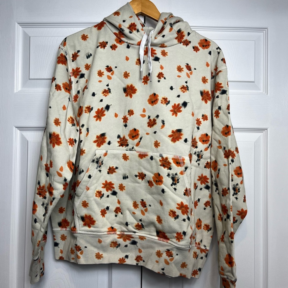 Rag & Bone Damon Cotton Floral Hoodie
